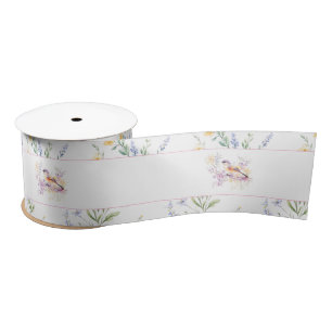 Lazo De Raso Baby Shower Spring Cute Bird