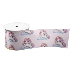 Lazo De Raso Baby Unicorn Satin Ribbon