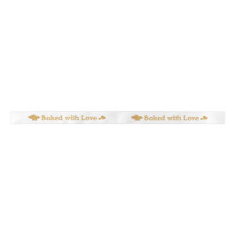 Lazo De Raso Baked With Love Pronted Satin Ribbon Roll