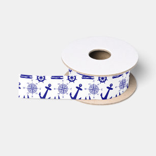 Lazo De Raso Baloncesto Náutico Azul Blanco