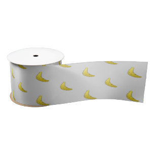 Lazo De Raso Banana pattern on gray