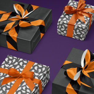 Lazo De Raso Banda ancha negra y Naranja