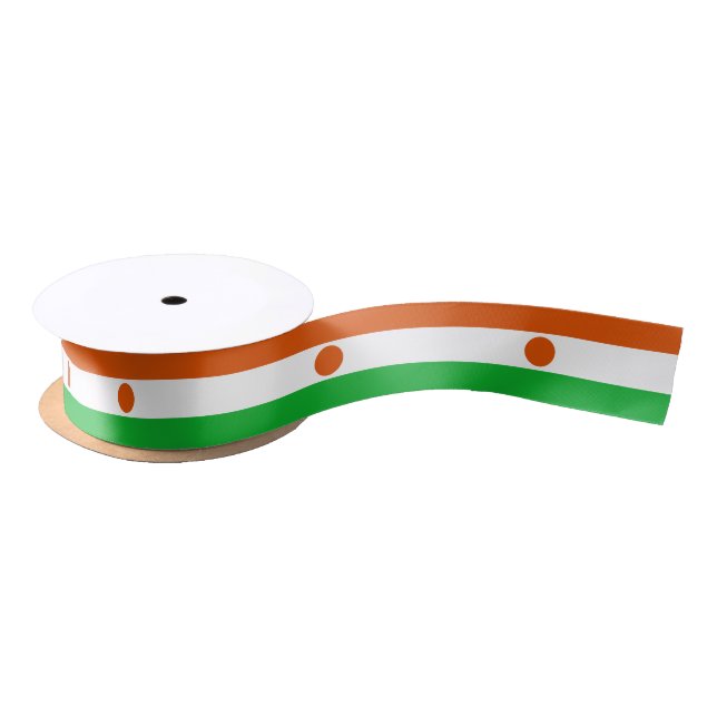 Lazo De Raso Banda de la bandera nigeriana (Carrete)