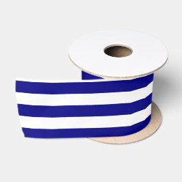 Lazo De Raso Bandas azul y blanca de la Marina