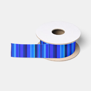 Lazo De Raso Bandas verticales azules