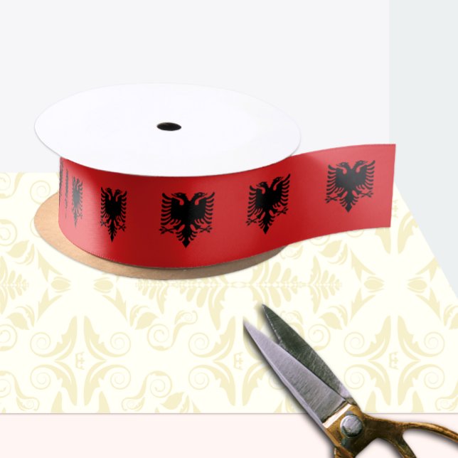 Lazo De Raso Bandera albanesa, Moda/Deportes de Albania (Subido por el creador)