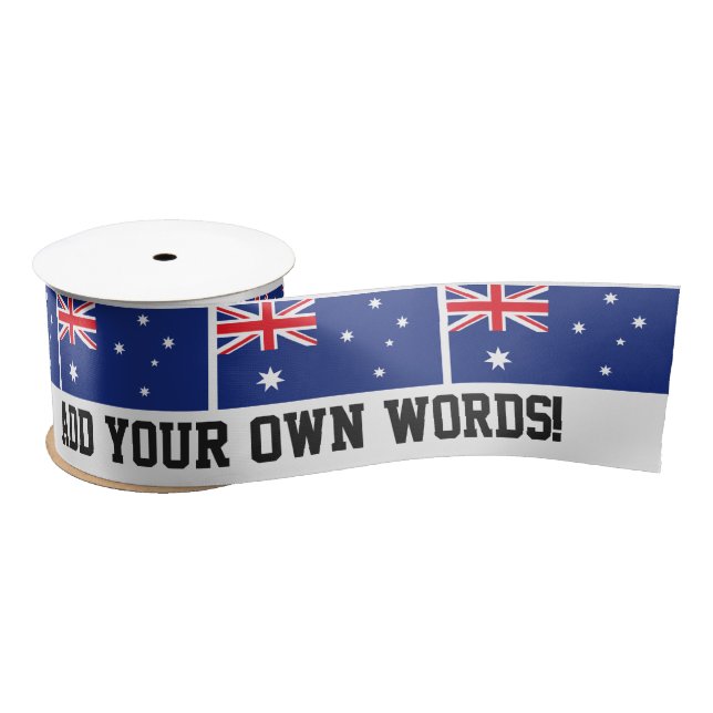 Lazo De Raso Bandera australiana (Carrete)