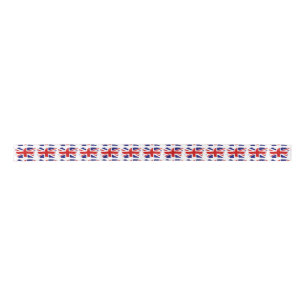 Lazo De Raso Bandera británica Union Jack con ondulación