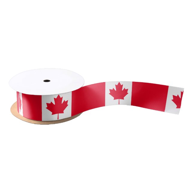 Lazo De Raso Bandera clásica de Canadá (Carrete)