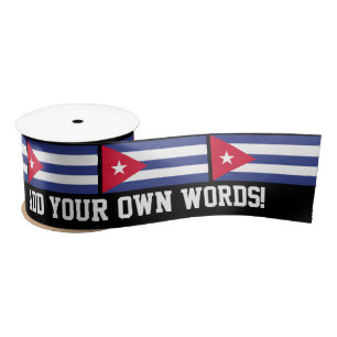 Lazo De Raso Bandera clásica de Cuba