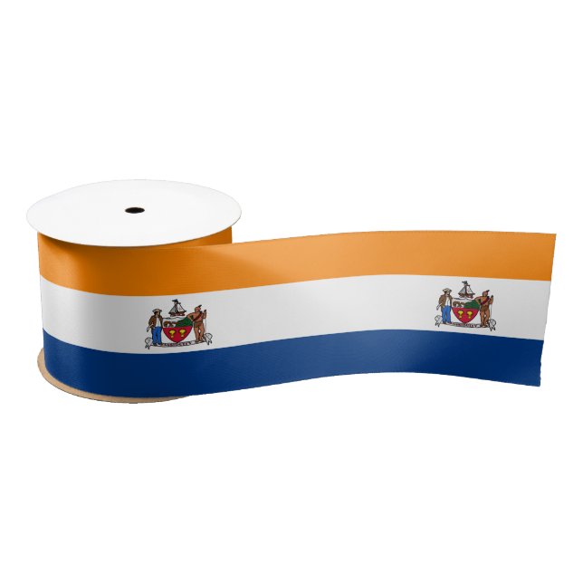 Lazo De Raso Bandera de Albany, Nueva York (Carrete)