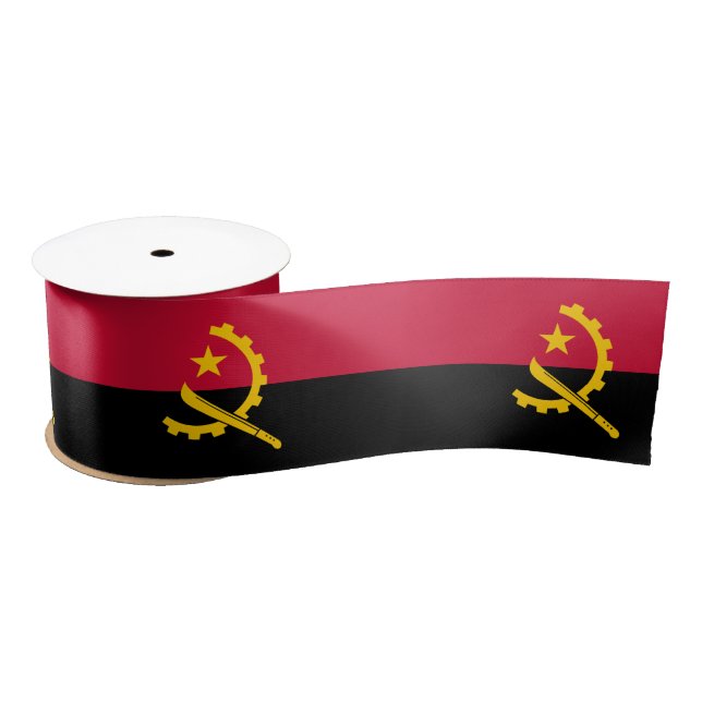 Lazo De Raso Bandera de Angola (Carrete)