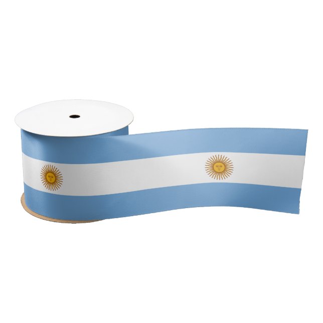 Lazo De Raso Bandera de Argentina (Carrete)