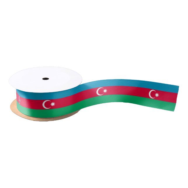 Lazo De Raso Bandera de Azerbaiyán (Carrete)