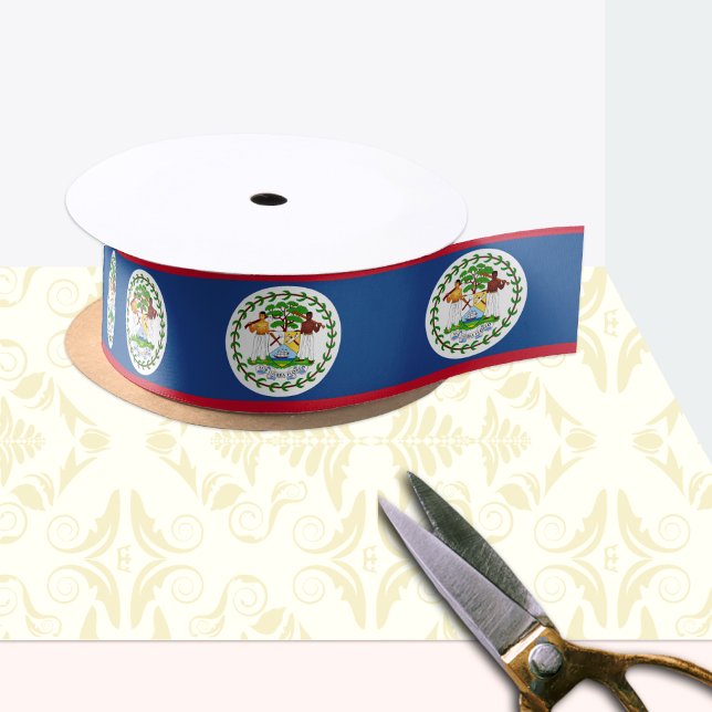 Lazo De Raso Bandera de Belice, moda/deportes de Belice (Subido por el creador)