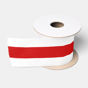 Lazo De Raso Bandera de Bielorrusia (rojo y blanco)
