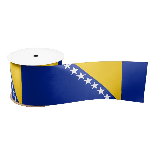 Lazo De Raso Bandera de Bosnia y Herzegovina (Carrete)