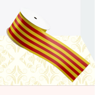 Lazo De Raso Bandera de Cataluña, moda catalana /La Senyera