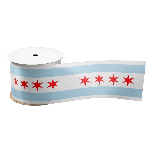 Lazo De Raso Bandera de Chicago (Illinois) (Carrete)