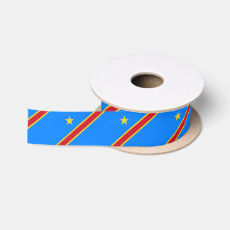 Lazo De Raso Bandera de Congo Kinshasa