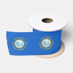 Lazo De Raso Bandera de Dakota del Sur
