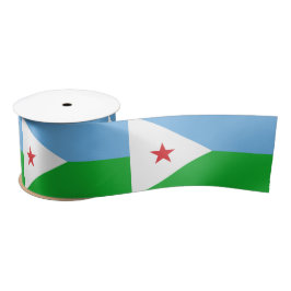 Lazo De Raso Bandera de Djibouti (Nación Africana)