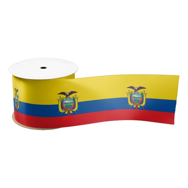 Lazo De Raso Bandera de Ecuador (Carrete)