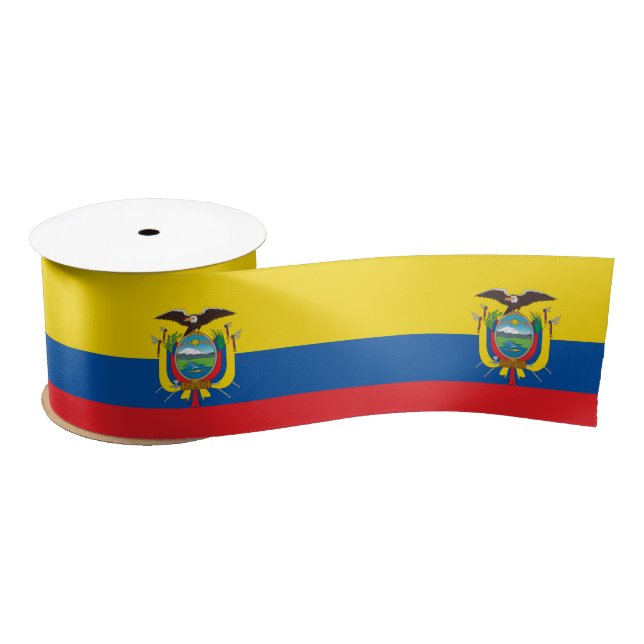 Lazo De Raso Bandera de Ecuador (Carrete)