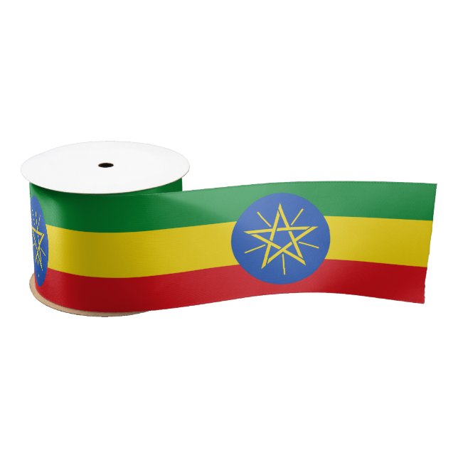 Lazo De Raso Bandera de Etiopía (Carrete)