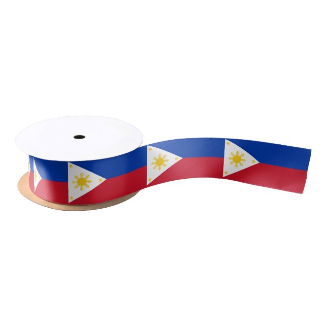 Lazo De Raso Bandera de Filipinas (Carrete)