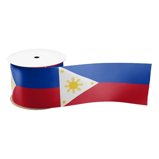 Lazo De Raso Bandera de Filipinas (Carrete)
