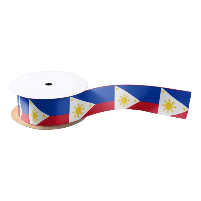 Lazo De Raso Bandera de Filipinas (Carrete)