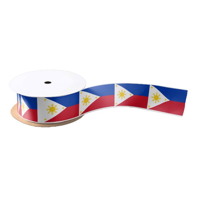 Lazo De Raso Bandera de Filipinas (Carrete)