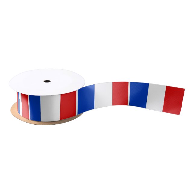 Lazo De Raso Bandera de Francia (Carrete)