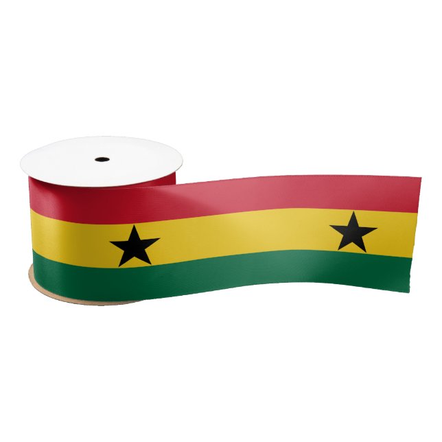 Lazo De Raso Bandera de Ghana (Carrete)