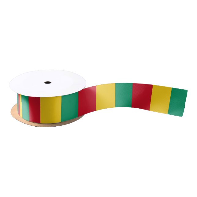 Lazo De Raso Bandera de Guinea (Carrete)