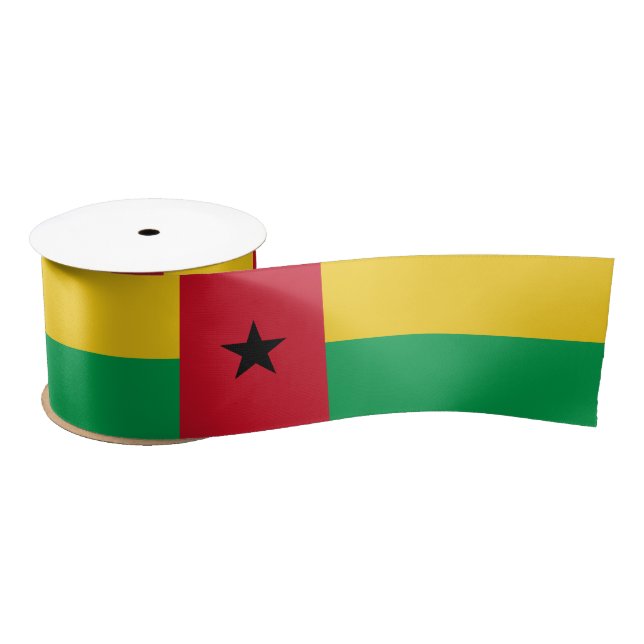 Lazo De Raso Bandera de Guinea-Bissau (Carrete)