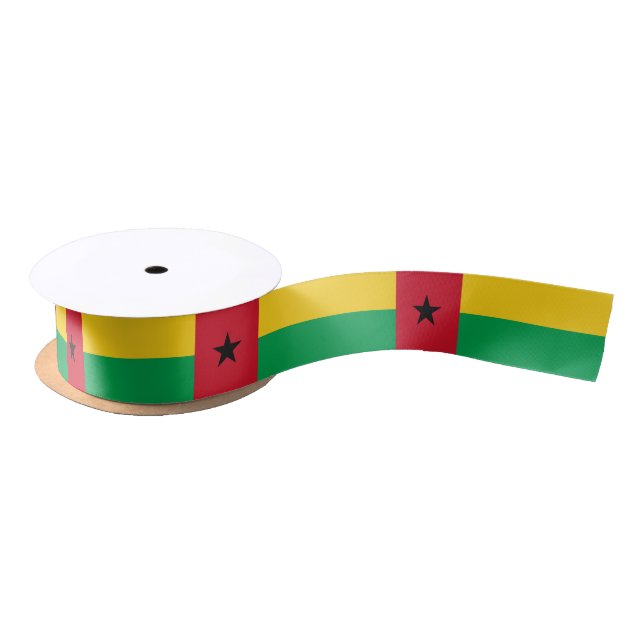 Lazo De Raso Bandera de Guinea Bissau (Carrete)