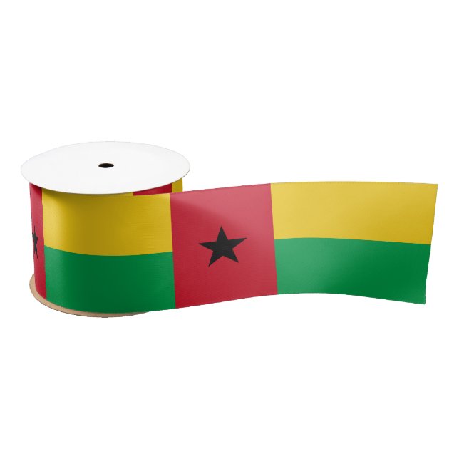 Lazo De Raso Bandera de Guinea Bissau (Carrete)