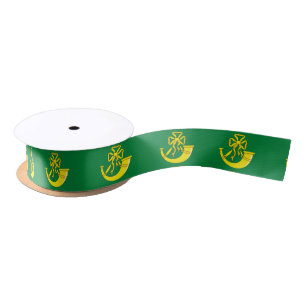 Lazo De Raso Bandera de Huntingdonshire Satin Ribbon
