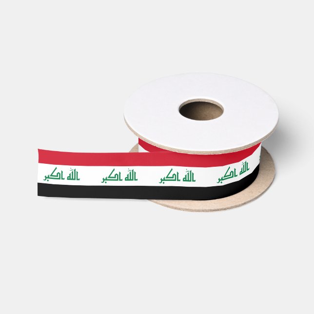 Lazo De Raso Bandera de Iraq (Carrete)