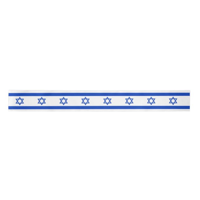 Lazo De Raso Bandera de Israel (Anverso)