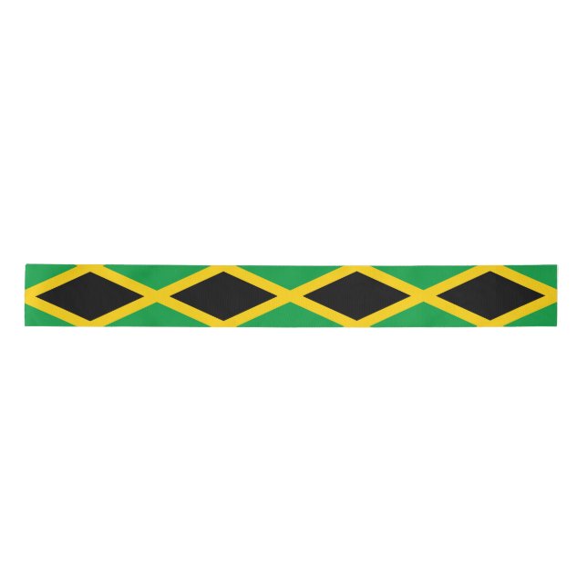 Lazo De Raso Bandera de Jamaica (Anverso)