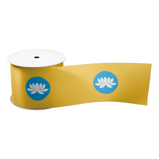 Lazo De Raso Bandera de Kalmukia (Carrete)
