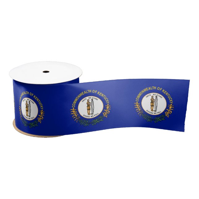 Lazo De Raso Bandera de Kentucky (Carrete)