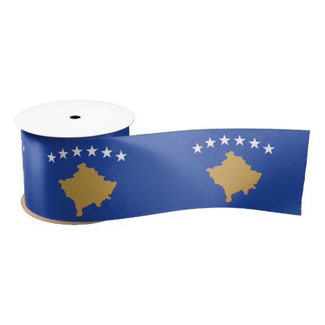 Lazo De Raso Bandera de Kosovo (Carrete)