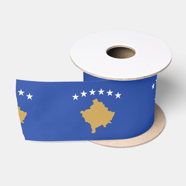 Lazo De Raso Bandera de Kosovo (Carrete)