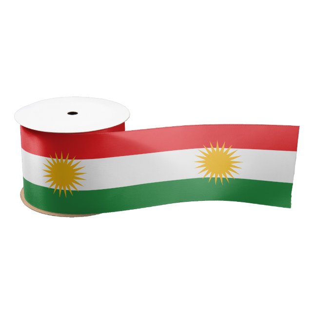 Lazo De Raso Bandera de Kurdistán (Carrete)