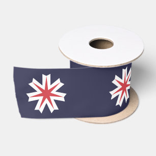 Lazo De Raso Bandera de la prefectura de Hokkaido, Japón