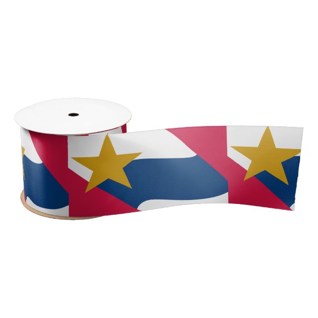 Lazo De Raso Bandera de Lafayette, Indiana (Carrete)